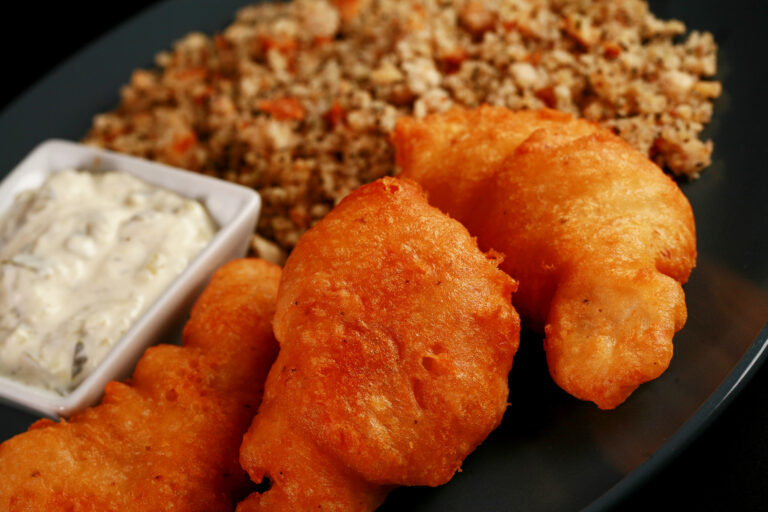 Cod Cheeks & Dressing Recipe [GlutenFree] Beyond Flour