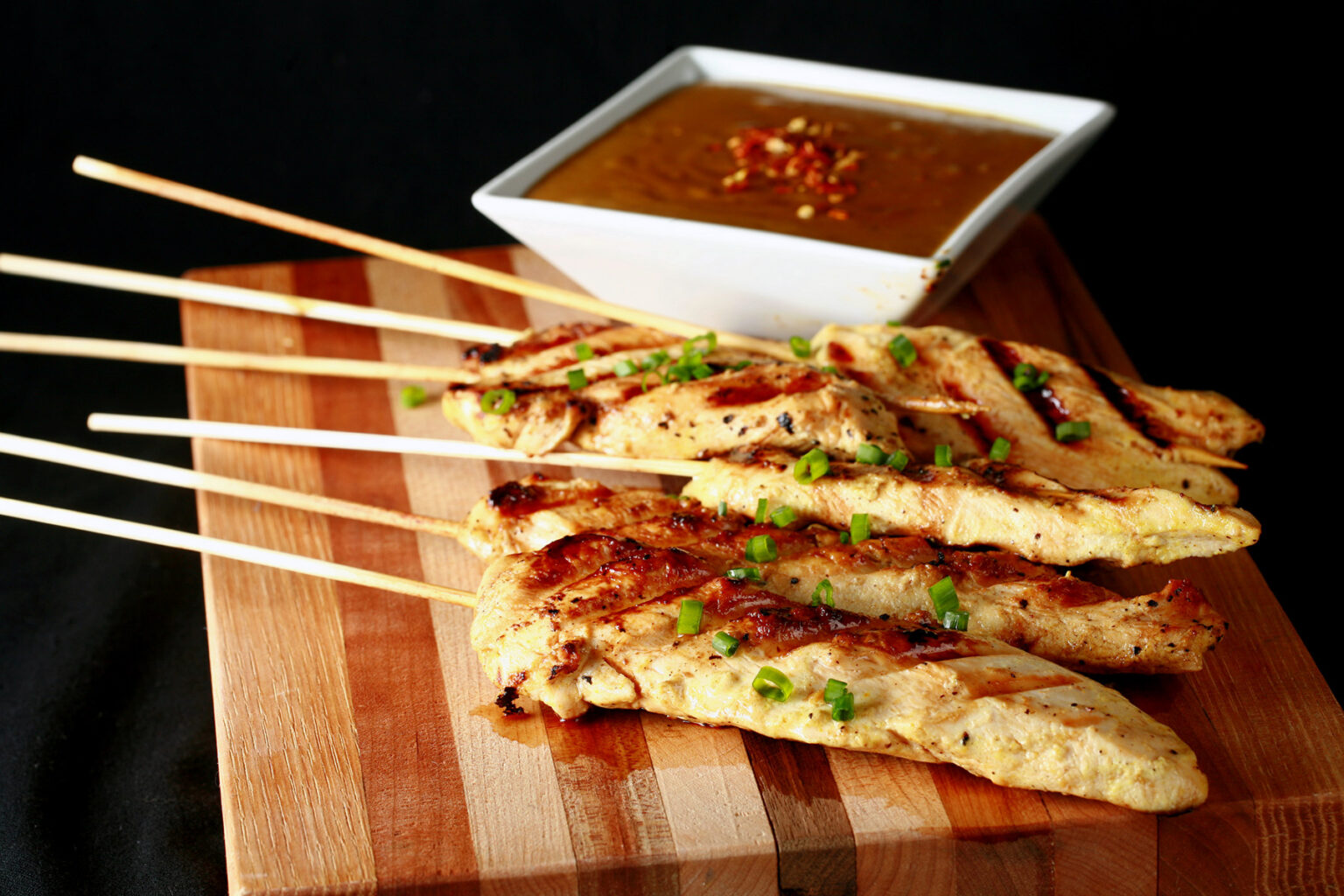 Chicken Satay & Peanut Sauce [Gluten Free Recipe] Beyond Flour