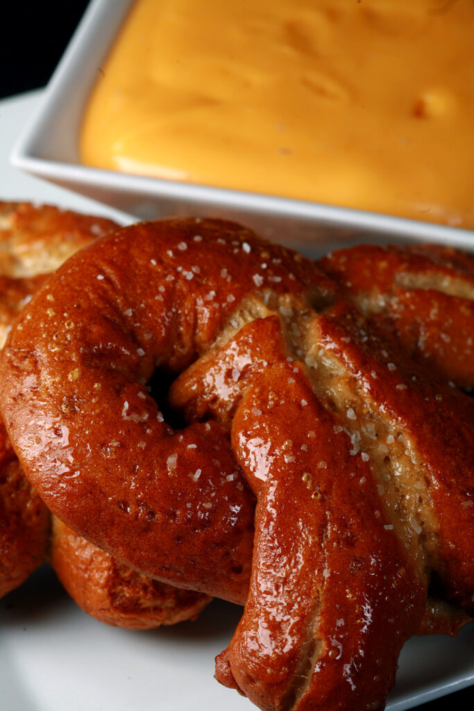 GlutenFree Soft Pretzels Recipe [With Hot Mustard Cheese Dip] Beyond