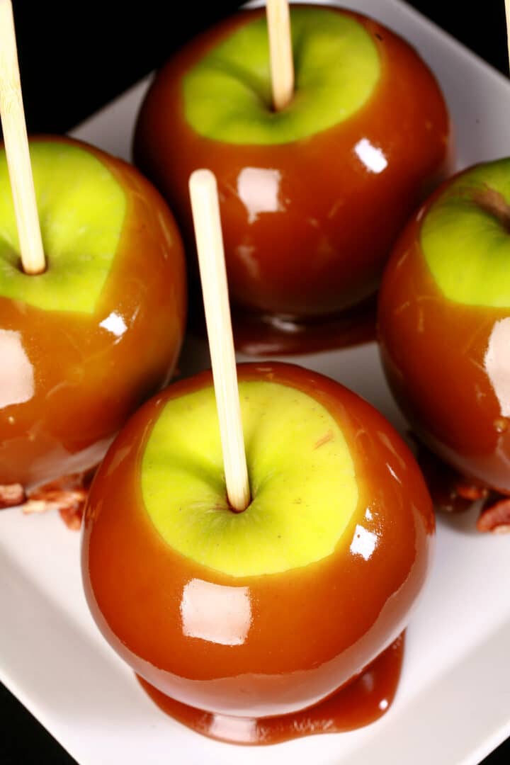 Easy Homemade Maple Caramel Apples Beyond Flour 4798