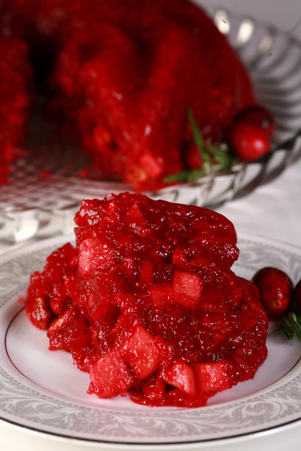Molded Cranberry Jello Salad Recipe - Beyond Flour