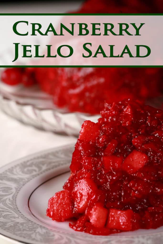 Molded Cranberry Jello Salad Recipe - Beyond Flour