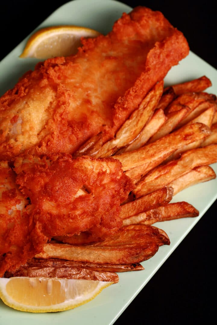 Beer Battered Gluten Free Fish and Chips Recipe Beyond Flour