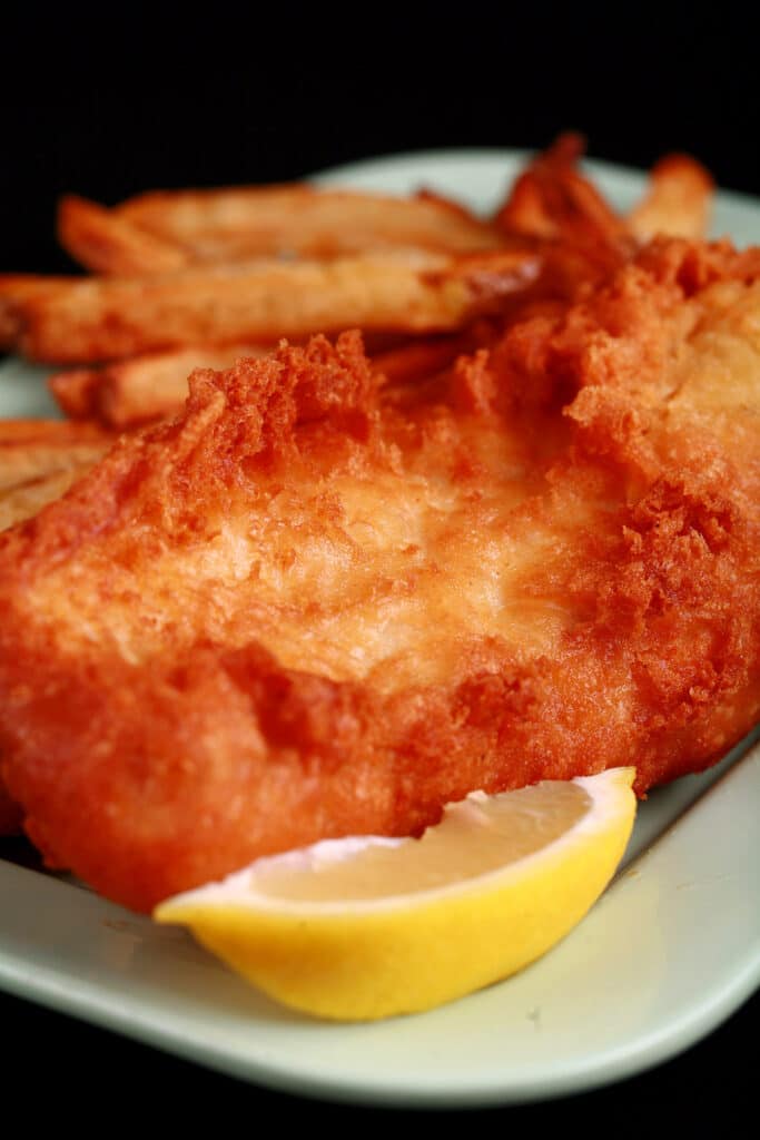 Beer battered gluten free fish and chips recipe beyond flour